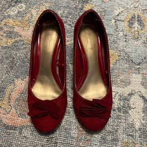 Croft & Barrow Sole Sensibility Womens Red Heel Size 8